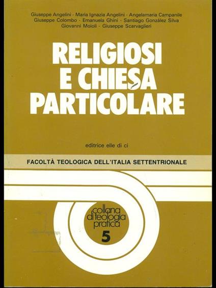 Religiosi e chiesa particolare - copertina