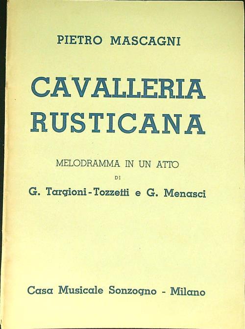 Cavalleria rusticana