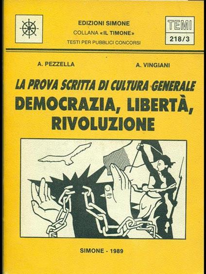 Democrazia, libertà, rivoluzione - copertina