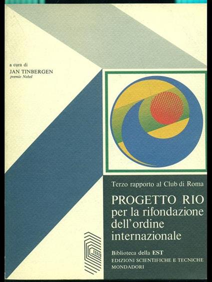 Progetto Rio - Jan Tinbergen - copertina