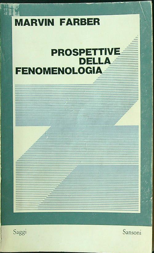 Prospettive della fenomenologia