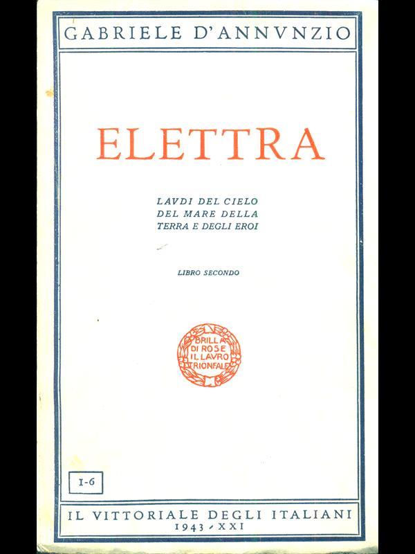 Elettra. Libro secondo