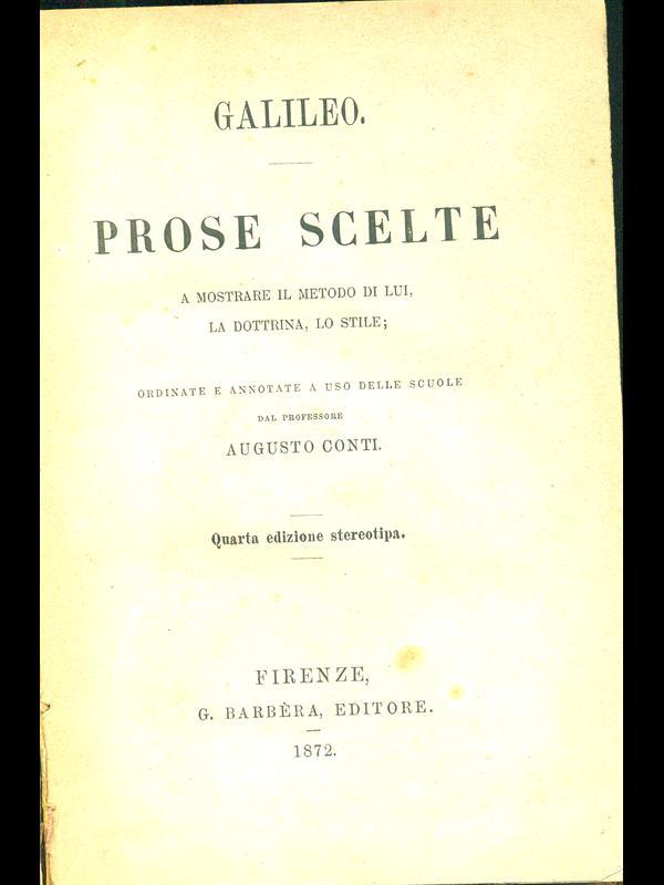 Prose scelte