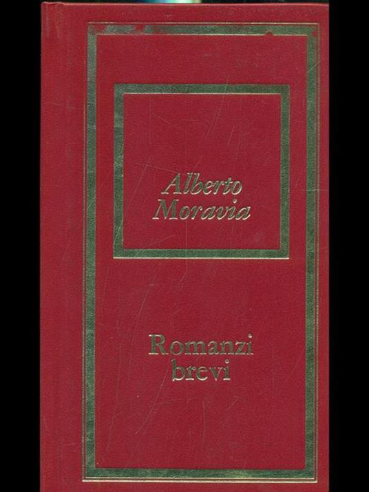 Romanzi brevi - Alberto Moravia - copertina