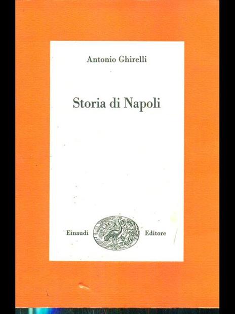 Storia di Napoli - Antonio Ghirelli - copertina