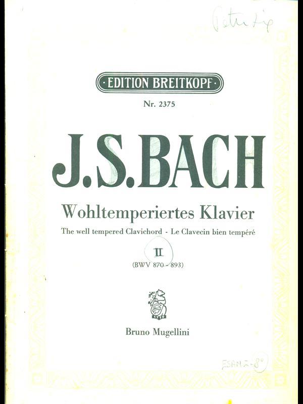 Wohltemperiertes Klavier II