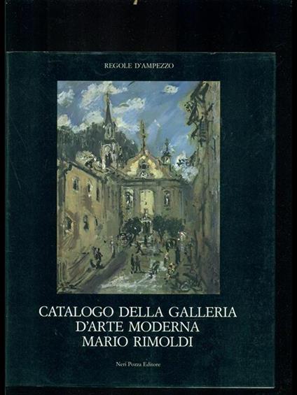 Catalogo della galleria d'arte moderna Mario Rimoldi - copertina
