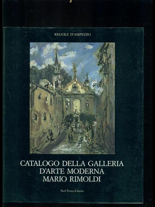 Catalogo della galleria d'arte moderna Mario Rimoldi - copertina