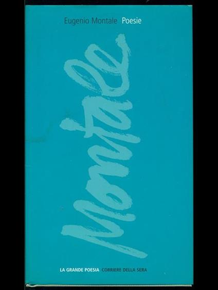 Poesie - Eugenio Montale - copertina