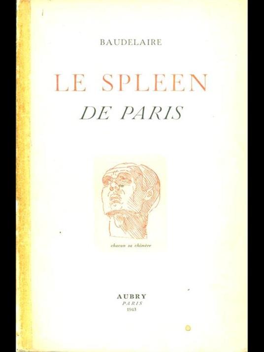Le spleen de Paris - Charles Baudelaire - copertina