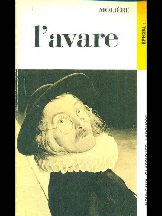 L' avare - Molière - copertina