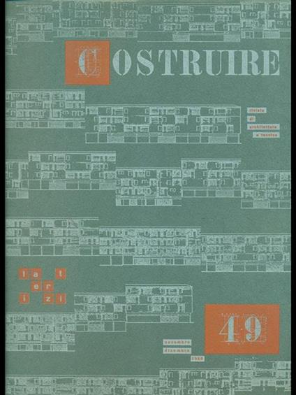 Costruire n. 49/novembre-dicembre 1968 - copertina