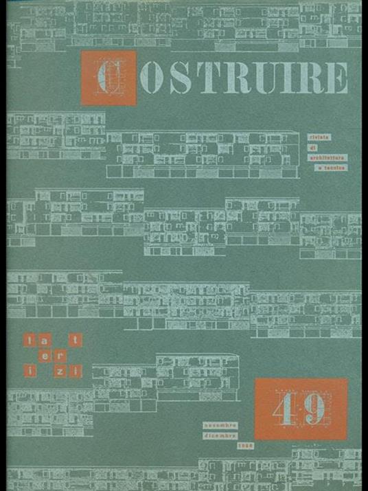 Costruire n. 49/novembre-dicembre 1968 - copertina