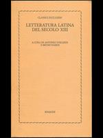 Letteratura latina del secolo XIII