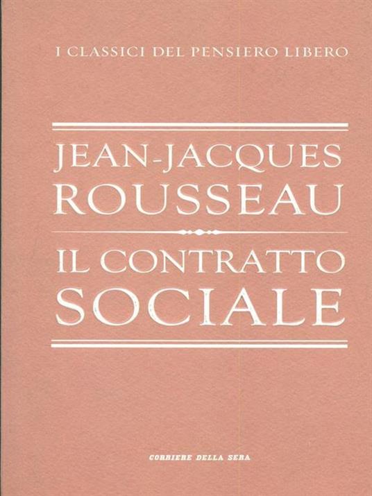 Il contratto sociale - Jean-Jacques Rousseau - 6