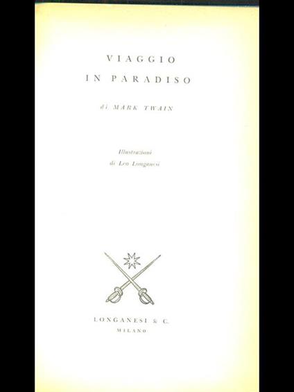 Viaggio in paradiso - Mark Twain - copertina