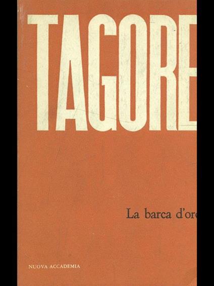 La barca d'oro - Rabindranath Tagore - copertina