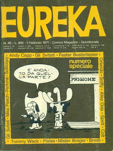 Eureka n.48 febbraio 1971 - copertina