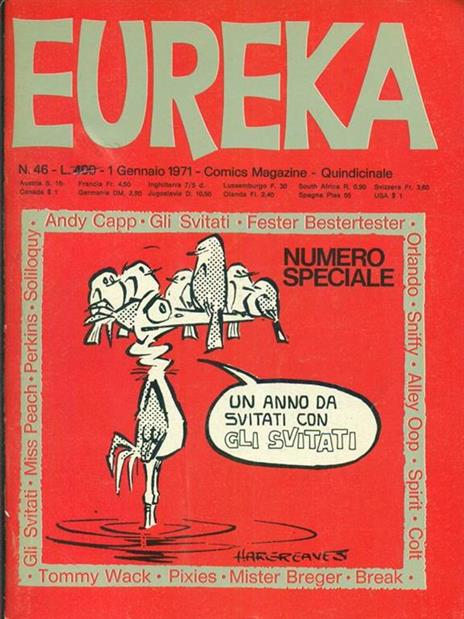 Eureka n.46 gennaio 1971 - copertina