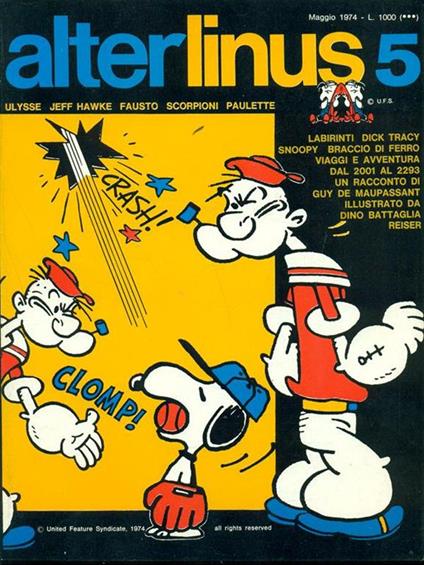 Alter Linus n.5 maggio 1974 - copertina
