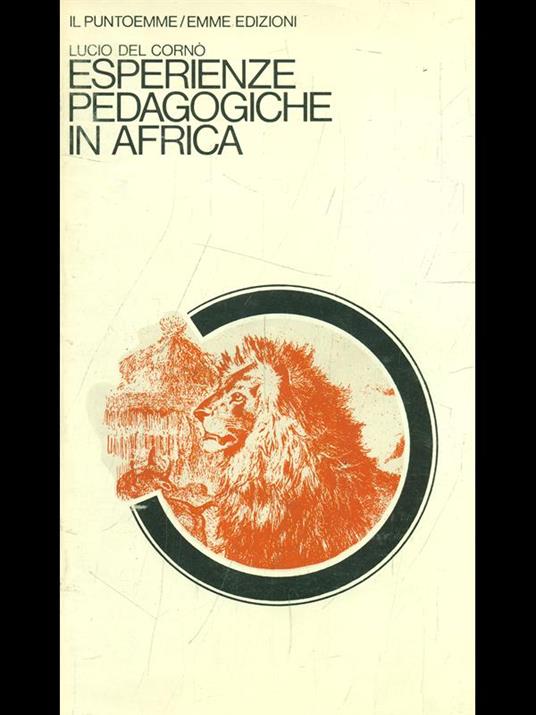 Esperienze pedagogiche in Africa - Lucio Del Corno - copertina