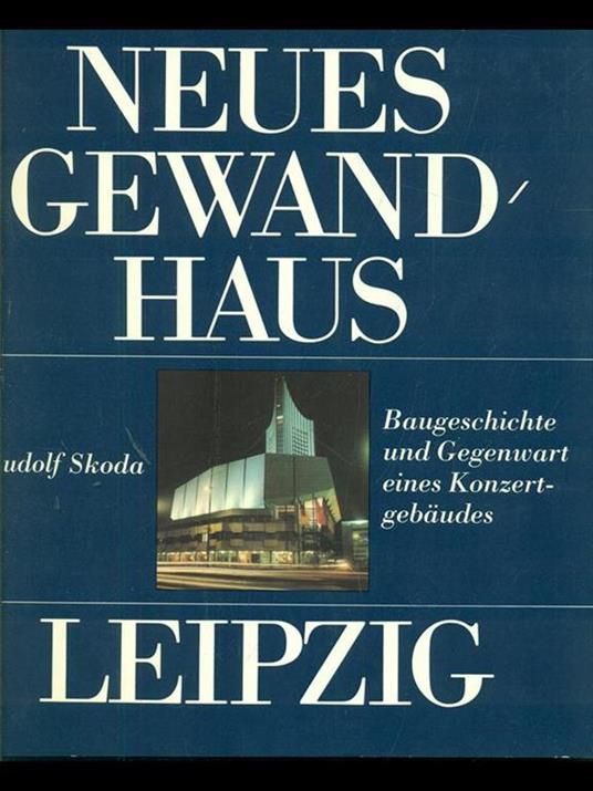 Neues gewandHaus Leipzig - Rudolf Skoda - copertina