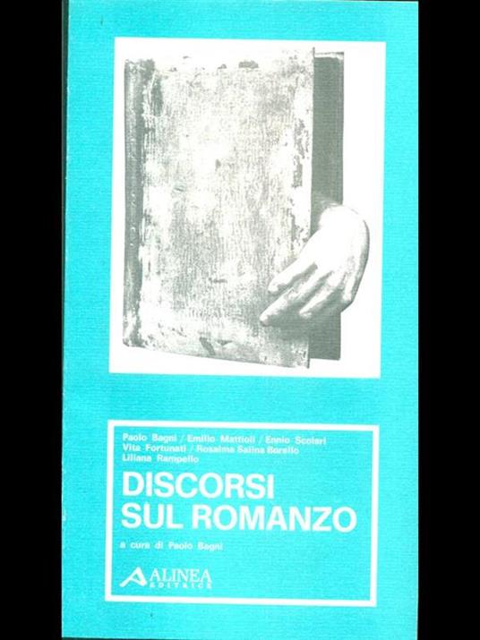 Discorsi sul romanzo - copertina