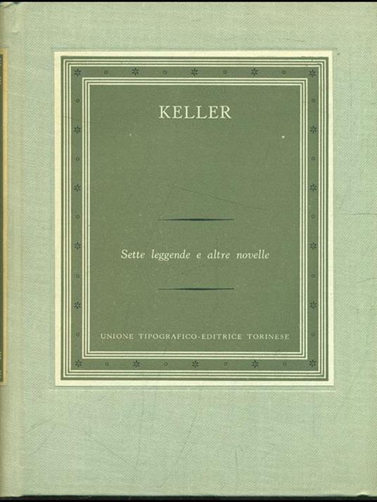 Sette leggende e altre novelle - Gottfried Keller - copertina