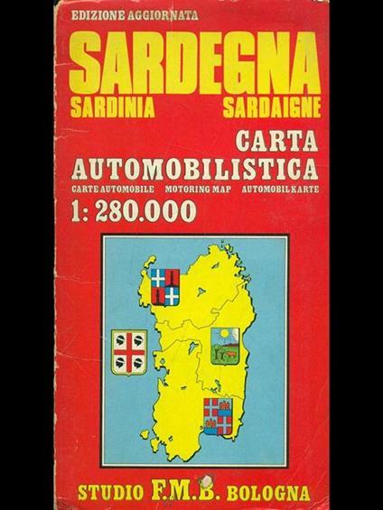 Sardegna. Carta automobilistica - copertina