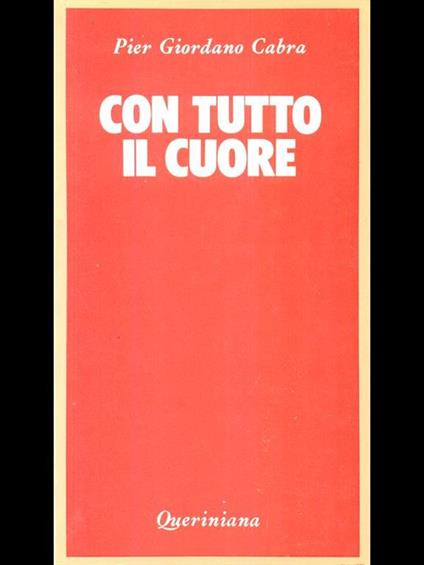 Con tutto il cuore - P. Giordano Cabra - copertina