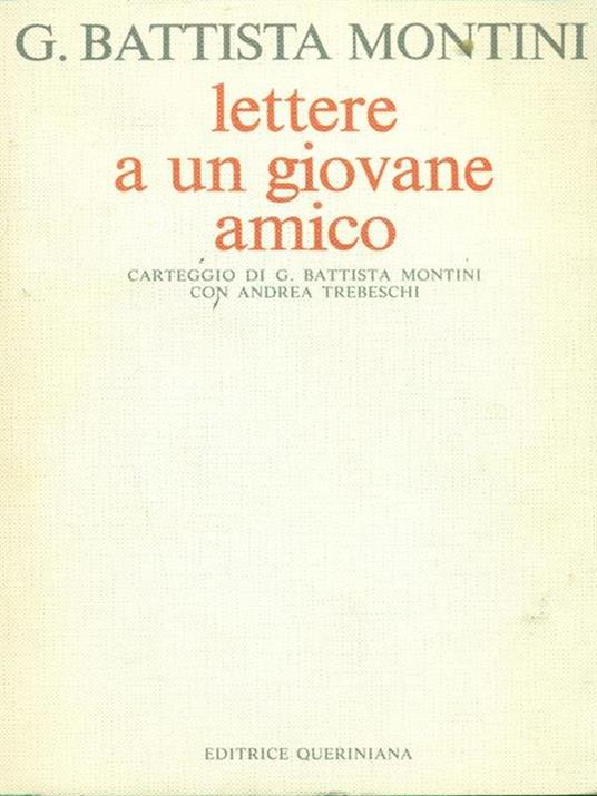 Lettere a un giovane amico - Paolo VI - copertina