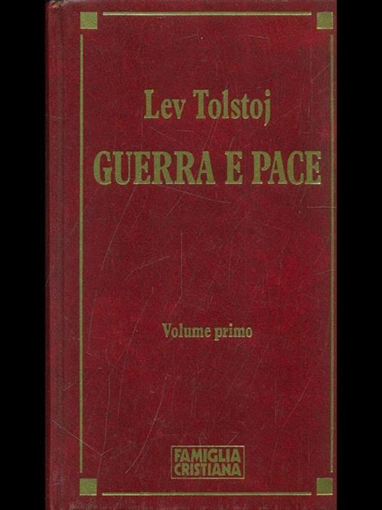 Guerra e pace Vol. 1 - Lev Tolstoj - copertina