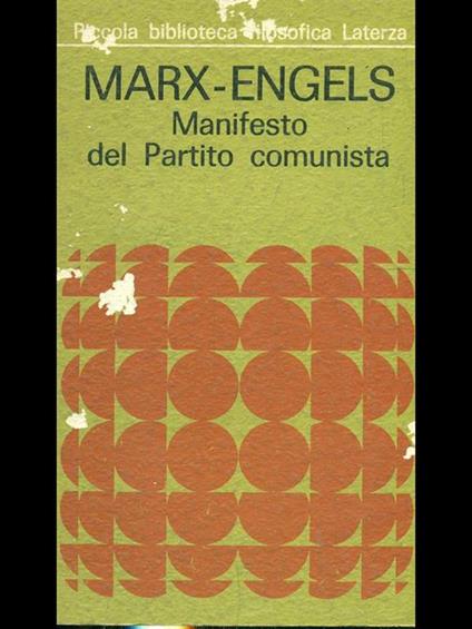 Manifesto del Partito Comunista - Karl Marx,Friedrich Engels - copertina