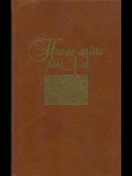 Hanno scritto per voi - copertina