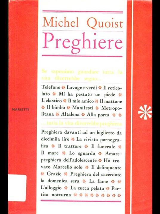 Preghiere - Michel Quoist - copertina