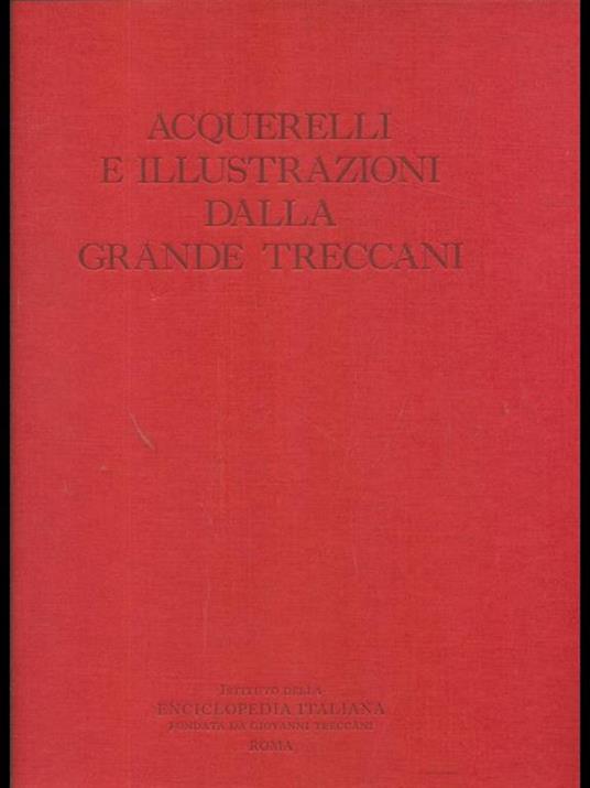 Acquerelli e illustrazioni dalla Grande Treccani - copertina