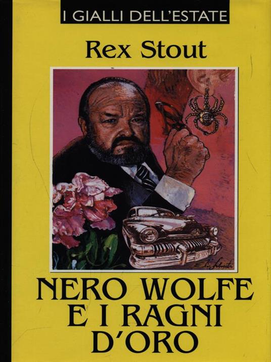 Nero Wolfe e i ragni d'oro - Rex Stout - copertina