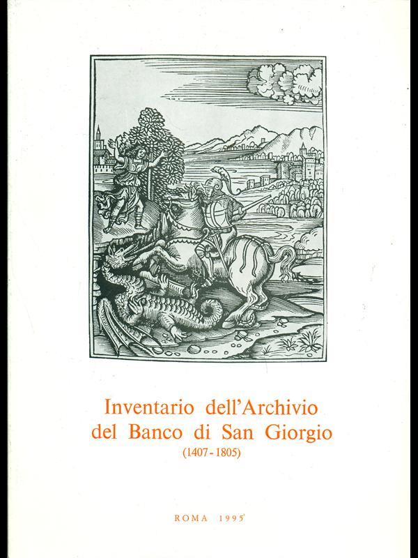 Inventario dell'Archivio del Banco si SanGiorgio (1407-1805) Vol. 4 tomo 6