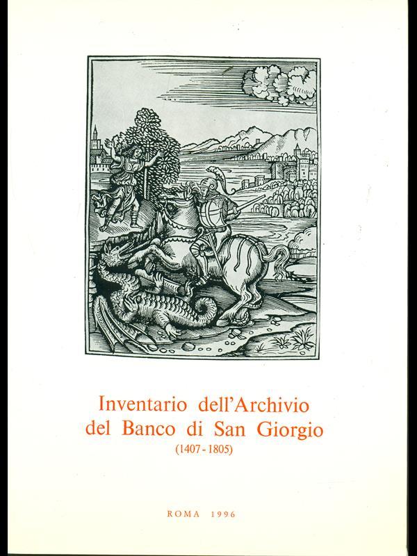Inventario dell'Archivio del Banco si SanGiorgio (1407-1805) Vol. 4 tomo 7
