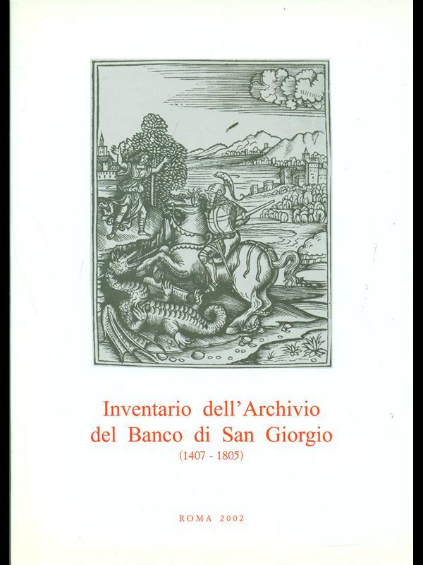 Inventario dell'Archivio del Banco si SanGiorgio (1407-1805) Vol. 2 tomo 2