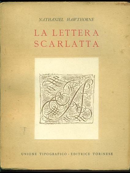 La lettera scarlatta - Nathaniel Hawthorne - copertina