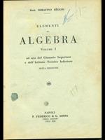 Elementi di algebra Vol. 1