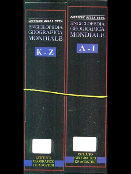Enciclopedia geografica mondiale. 2 volumi - copertina