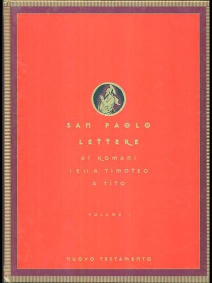 San Paolo lettere volume I - copertina