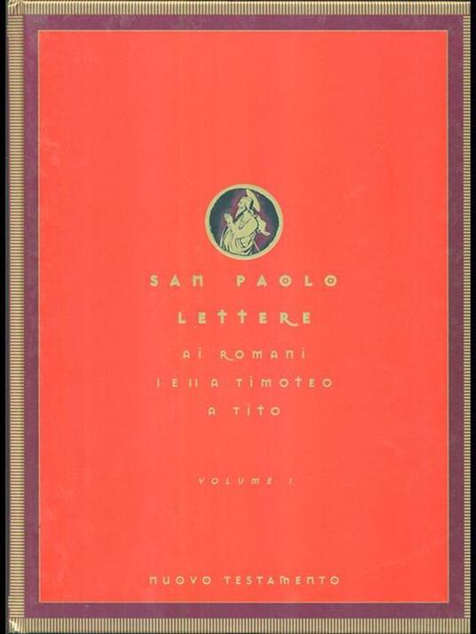 San Paolo lettere volume I - copertina