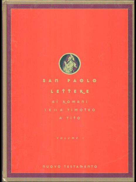 San Paolo lettere volume I - copertina