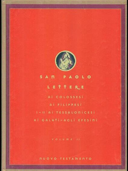 San Paolo Lettere volume II - copertina