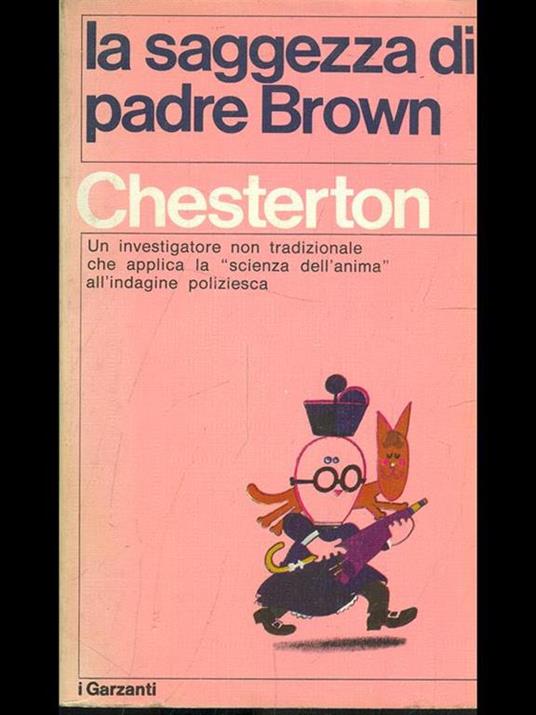 La saggezza di padre Brown - Gilbert K. Chesterton - copertina
