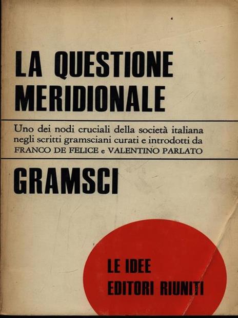 La questione meridionale - Antonio Gramsci - copertina