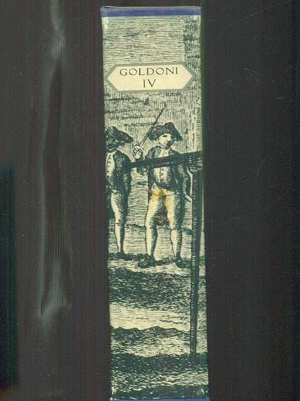 Goldoni IV - Giuseppe Ortolani - copertina